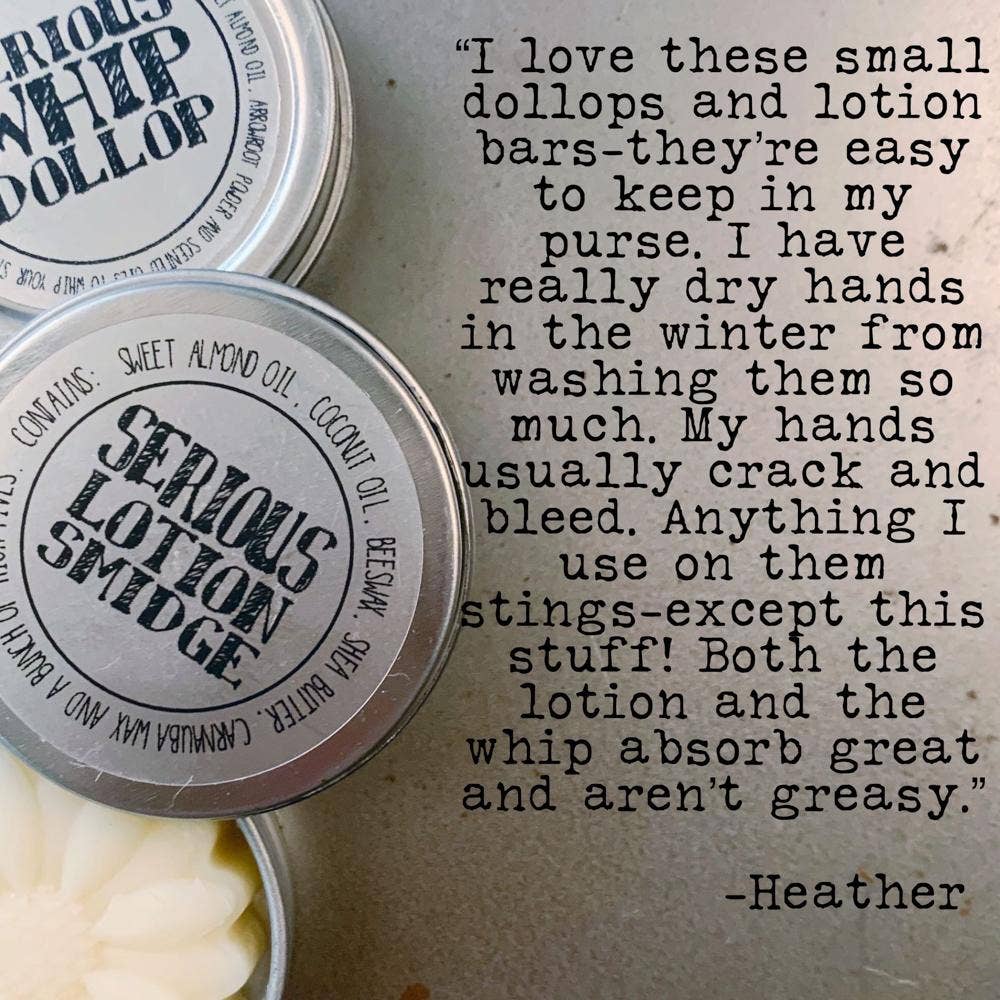 Natural Travel Lotion Bar - the Vanilla Buttercream Smidge!
