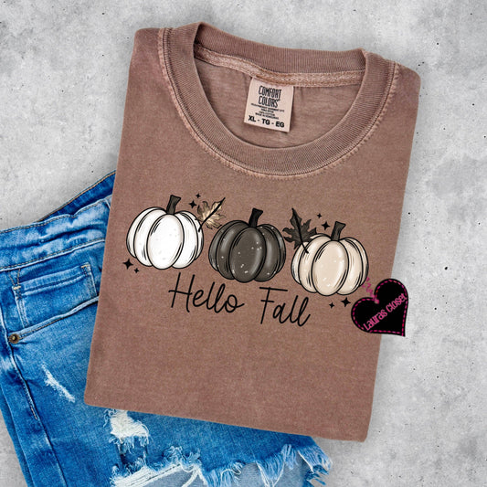 HELLO FALL PUMPKINS- Graphic Tee