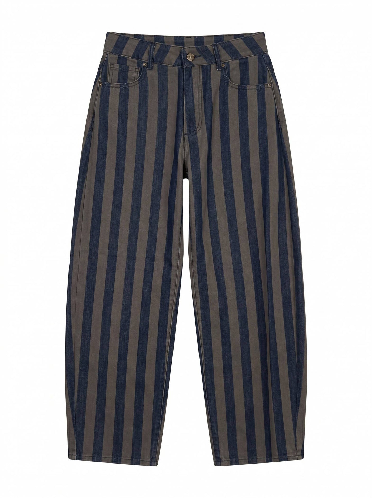 VINTAGE STRIPE WIDE LEG DENIM