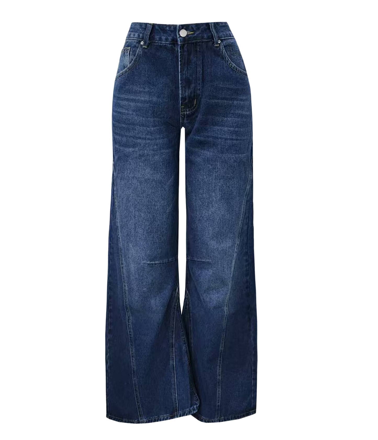 Retro Style Old School Slouchy Flared Puddle Jeans