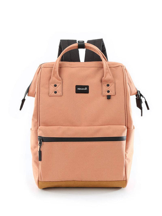 15.6 Unisex Travel Backpack with USB Port: CORAL