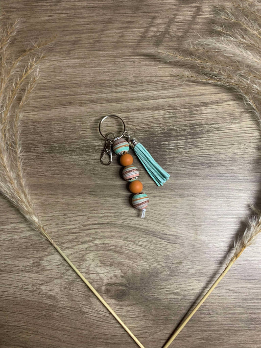 Pastel Serape Keychain