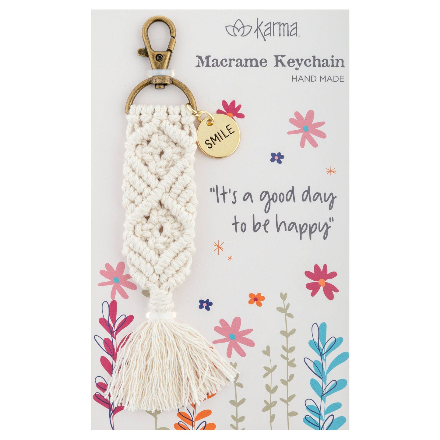 Macrame Keychains: Believe