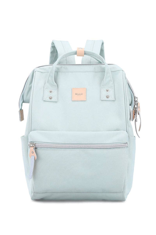 WATER RESISTANT LAPTOP BACKPACK - LIGHT GREEN: SKY BLUE#17
