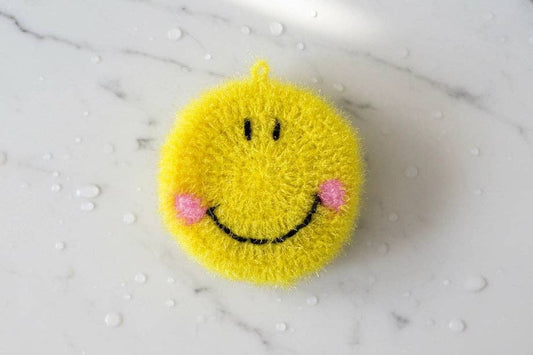 Sunny Scrubby - Cute & Durable Happy Face Dish Scrubber