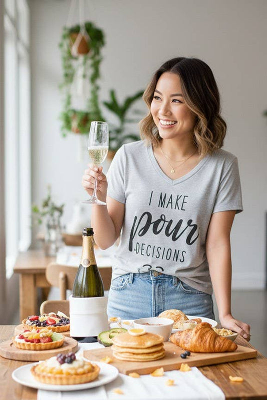 I Make Pour Decisions Graphic Tee