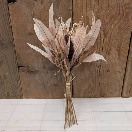 Cattail and Pampas Grass Bouquet
