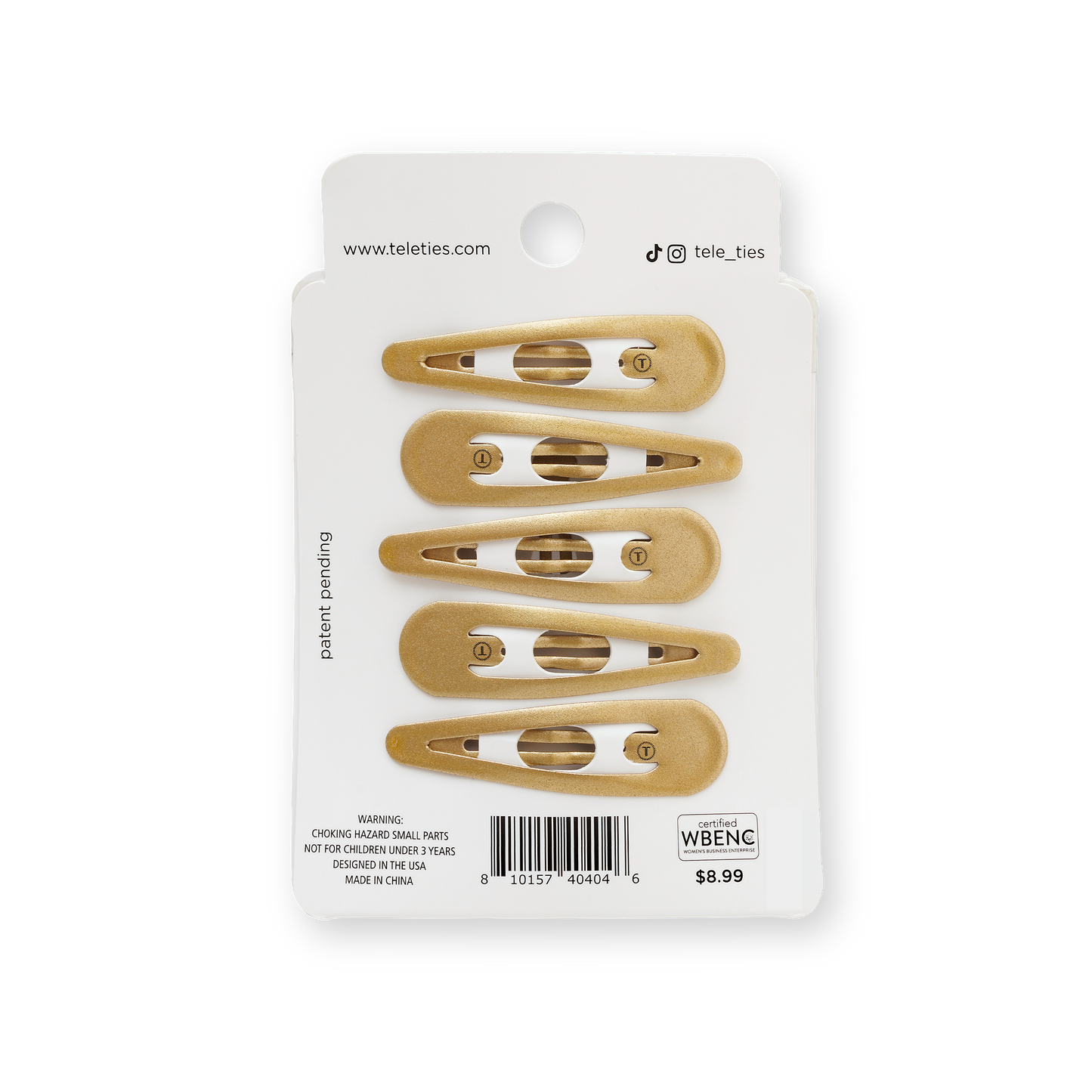 Snap Clip | Gold | 6 Count