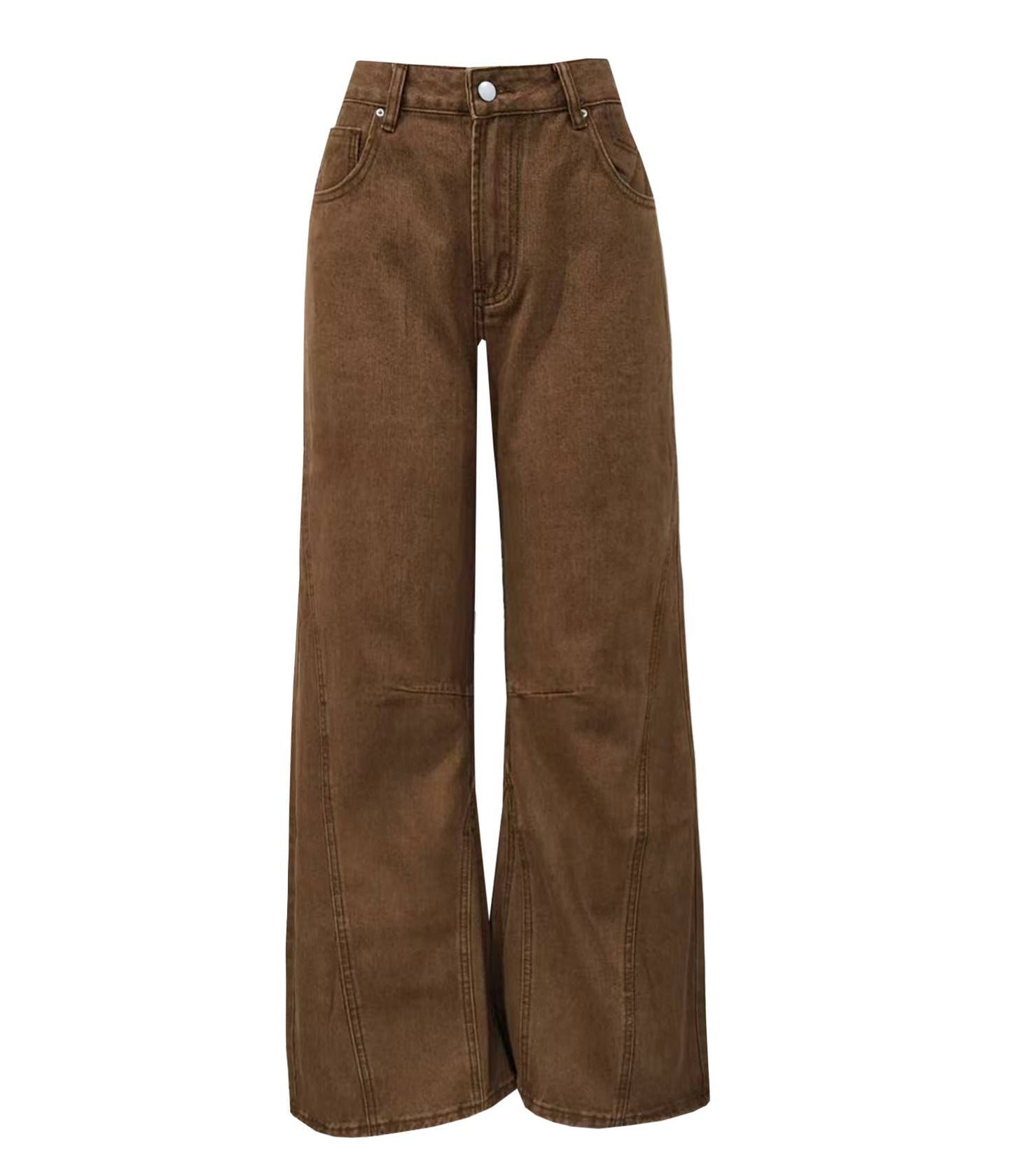 Retro Style Old School Slouchy Flared Puddle Jeans