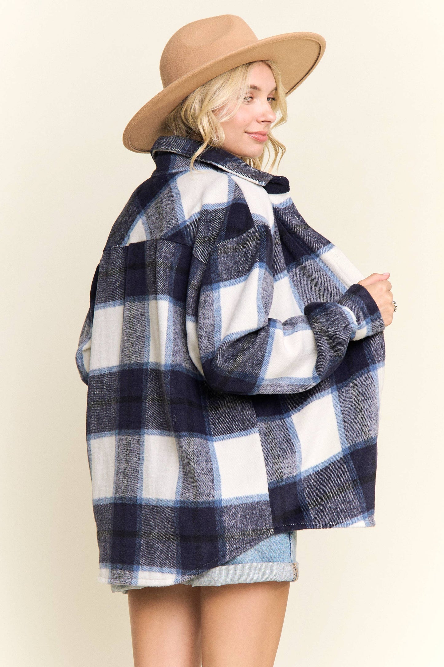 PLAID FLANNEL SHACKET
