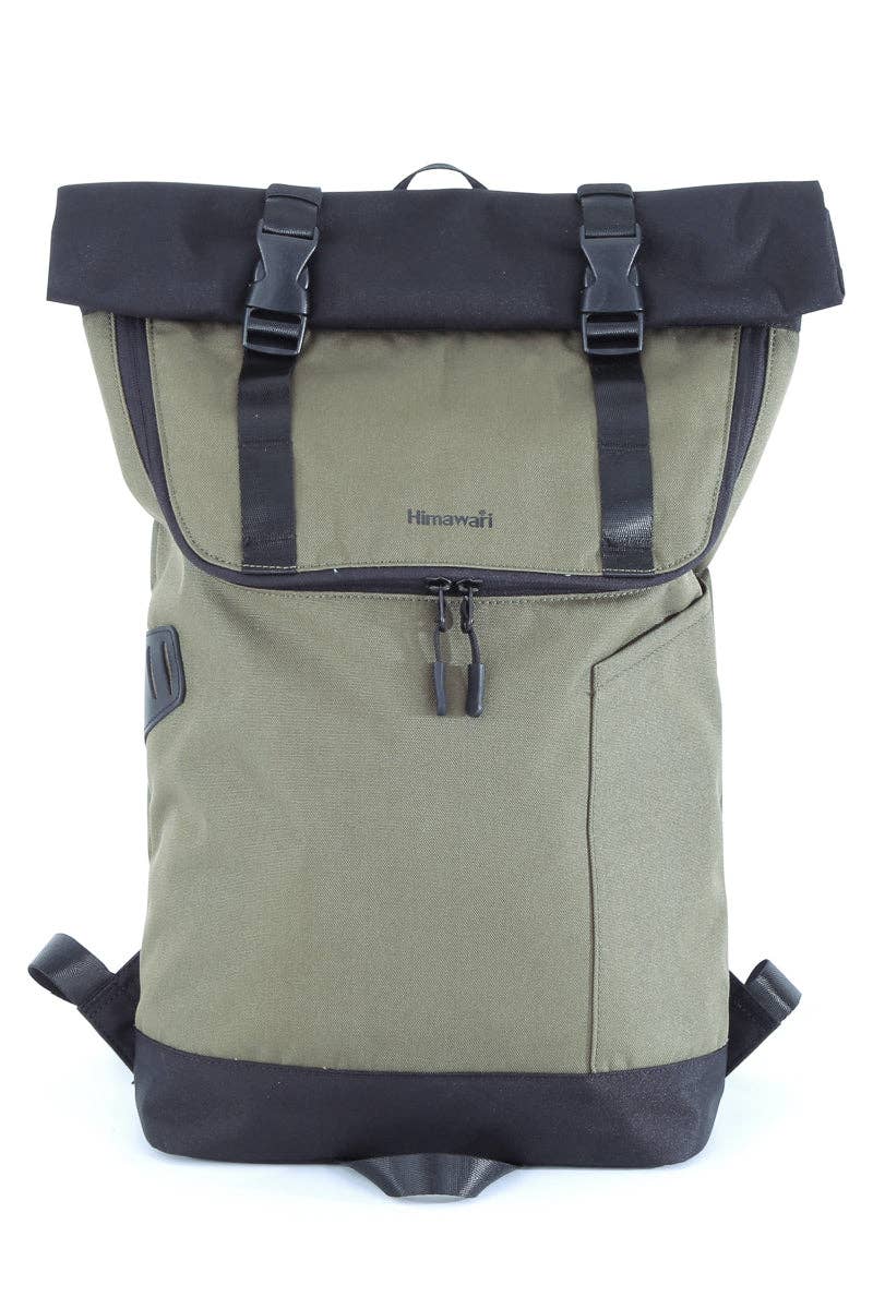 Courier-Inspired Urban Unisex Backpack: MOCHA