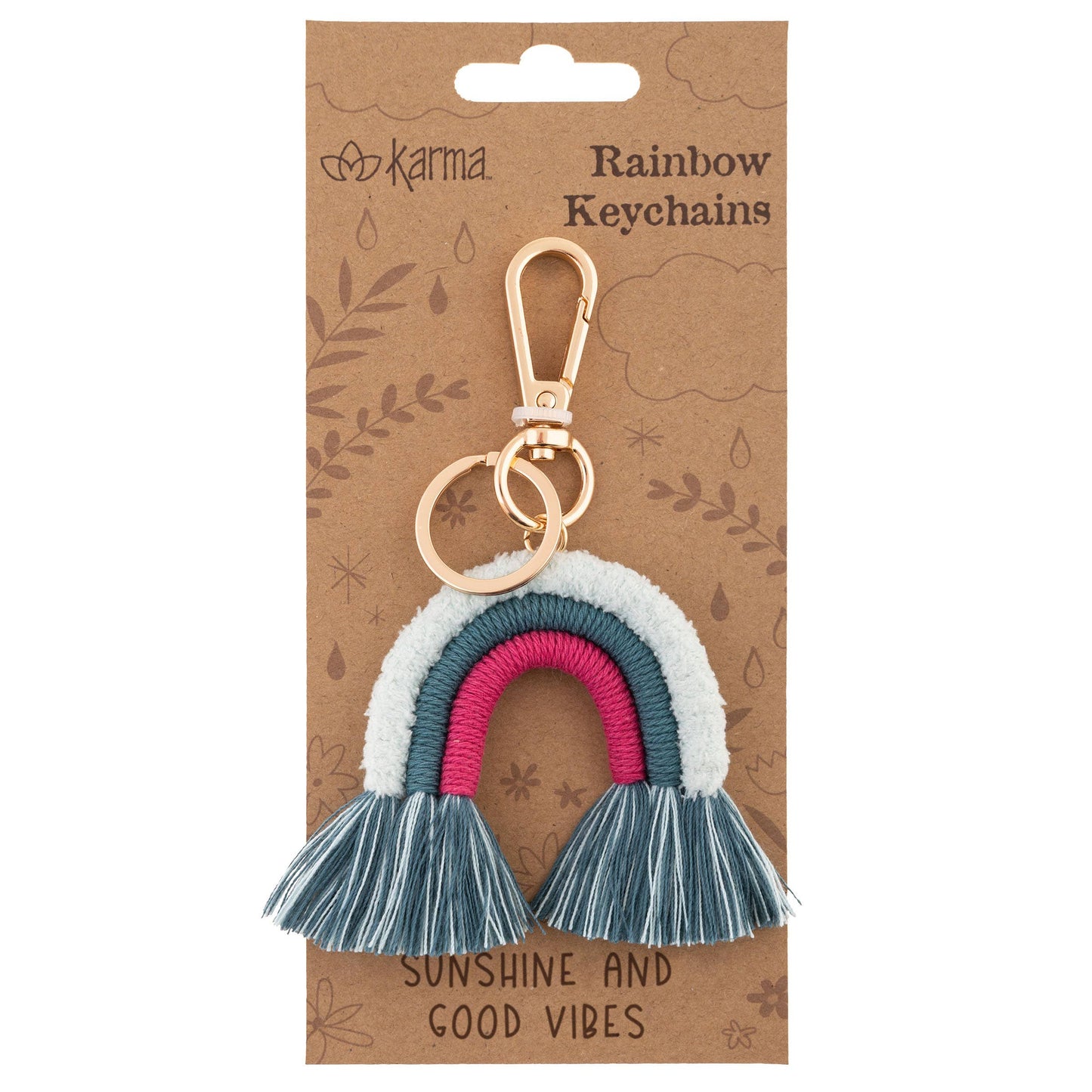 Rainbow Keychain: Never Stop