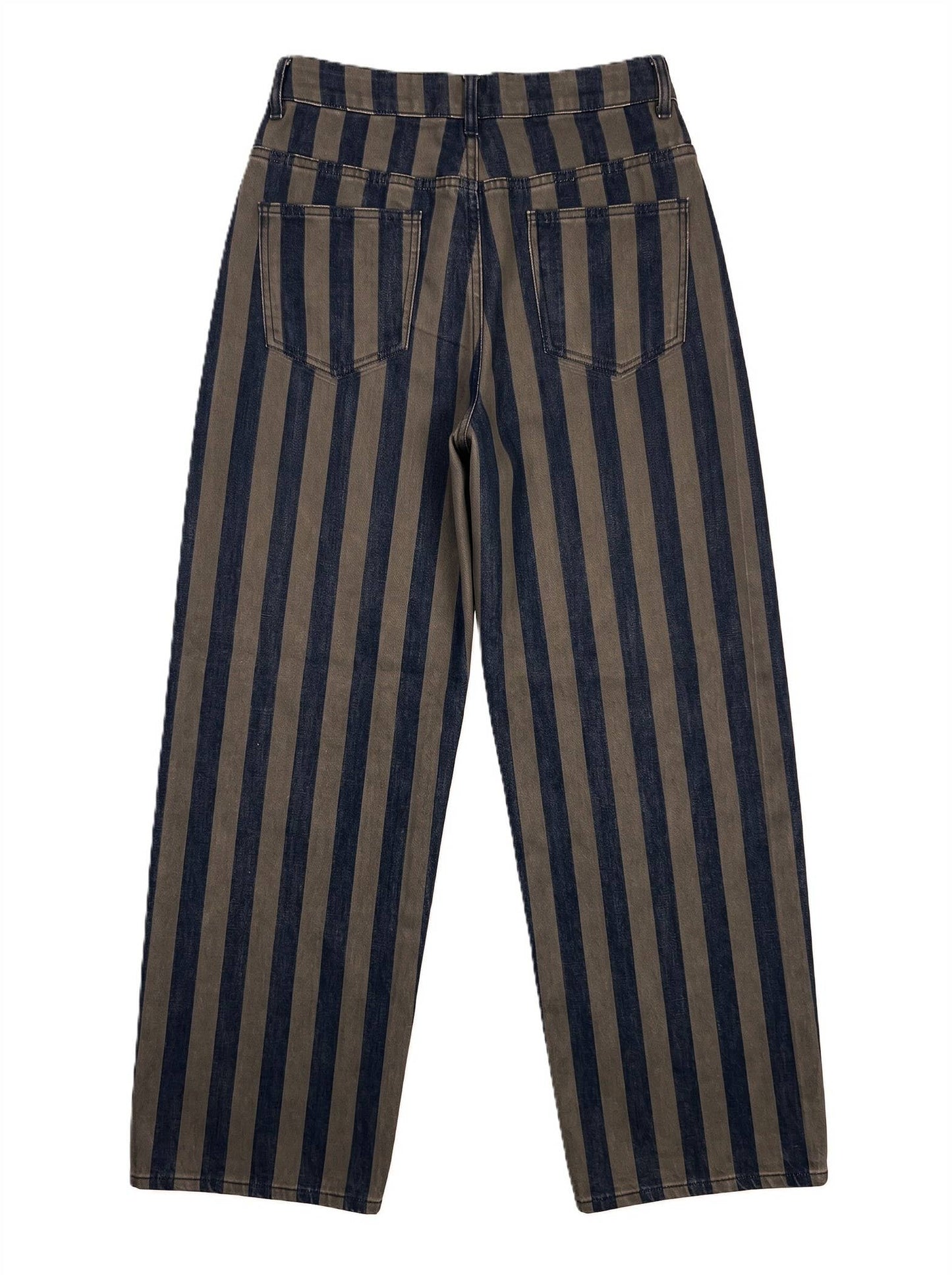 VINTAGE STRIPE WIDE LEG DENIM