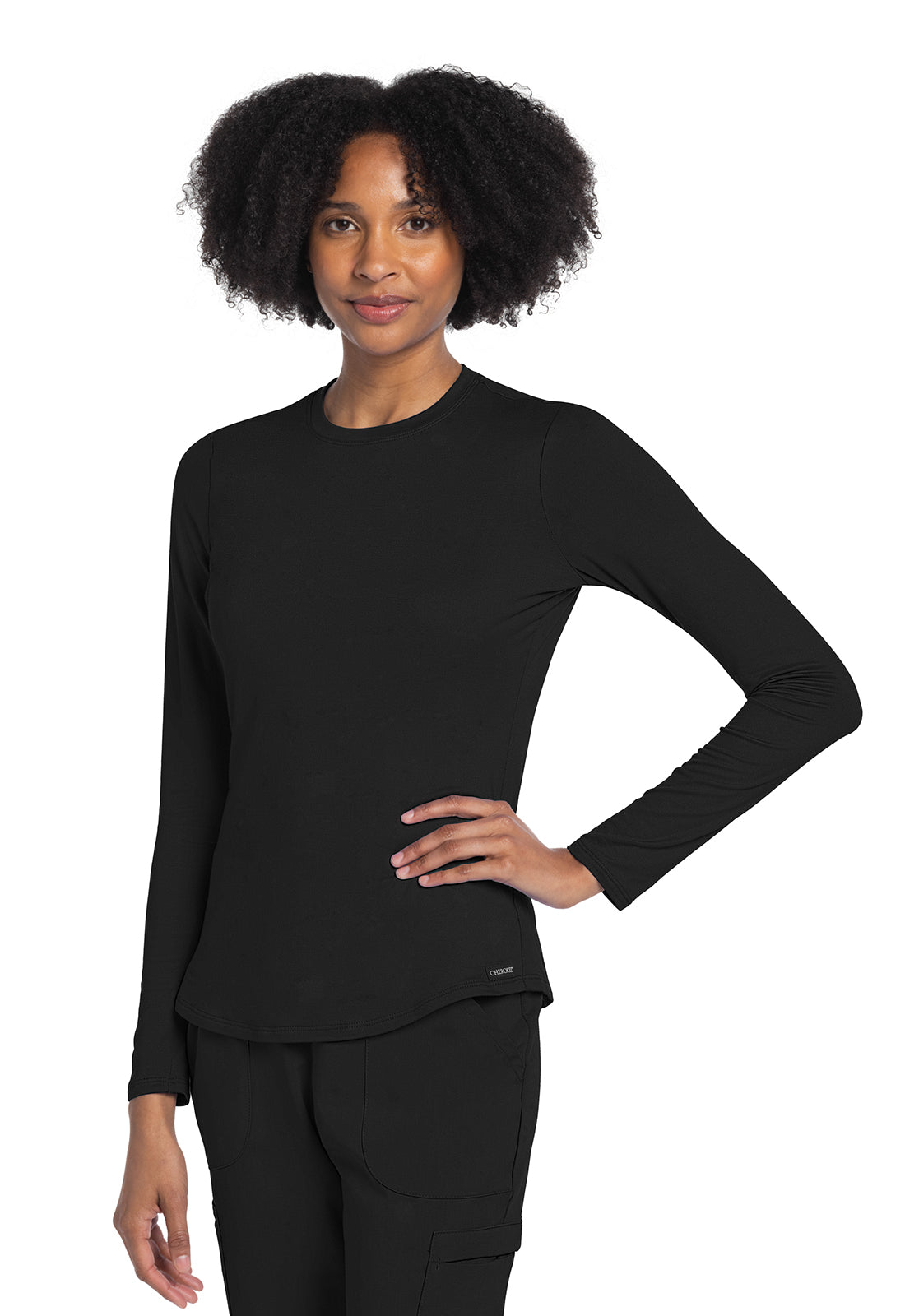 Cherokee Basics-Long Sleeve Underscrub Knit Tee