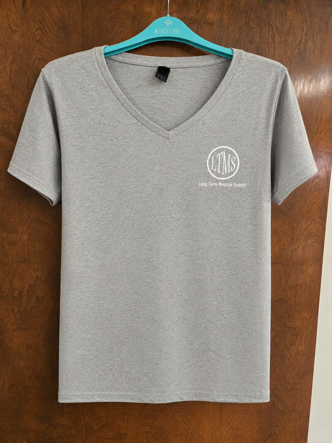 Woman's Port & Co Grey Tee Shirt