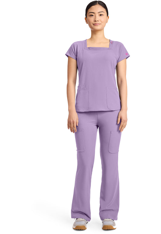 MC AMP Women's 3-Pocket Square Neck Top