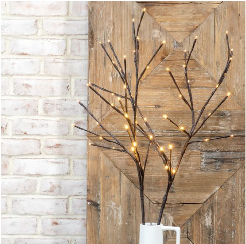 39" LED LIGHTED BRANCHES W/TIMER