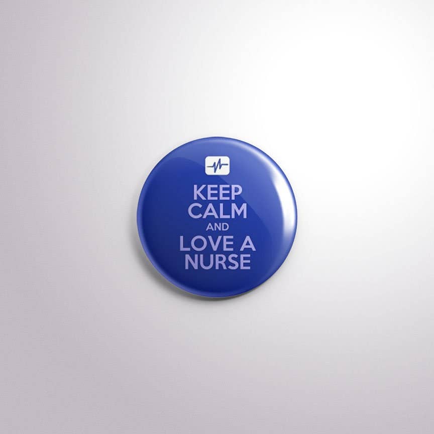 Exchangeable Badge Button Love A Nurse