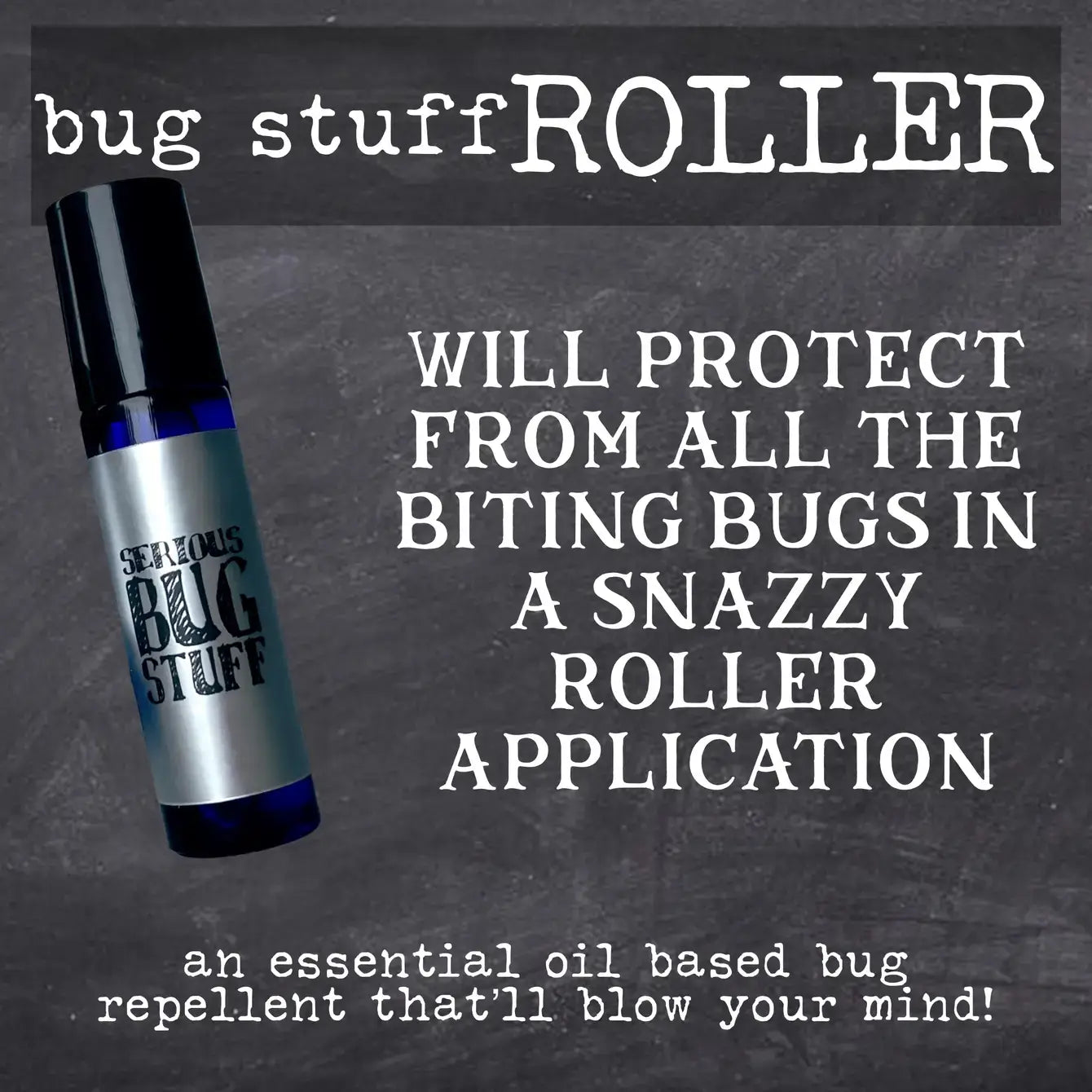 Bug Repellent All Natural Serious Bug Stuff Roller Bottle