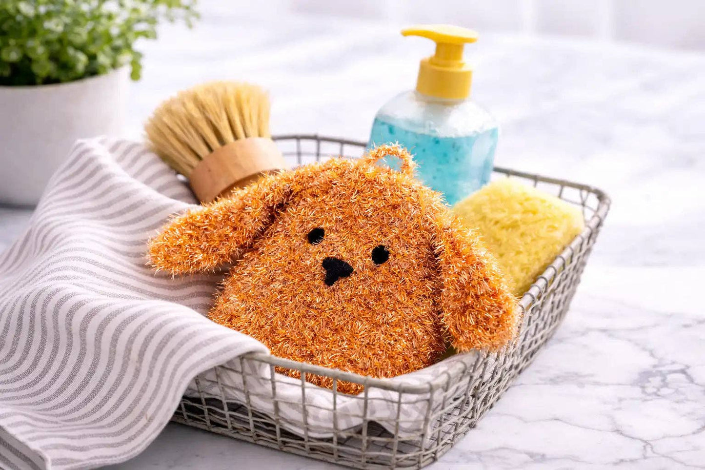 Cute & Durable Dog Dish Scrubber