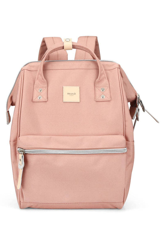 WATER RESISTANT LAPTOP BACKPACK - LIGHT GREEN: CORAL#21