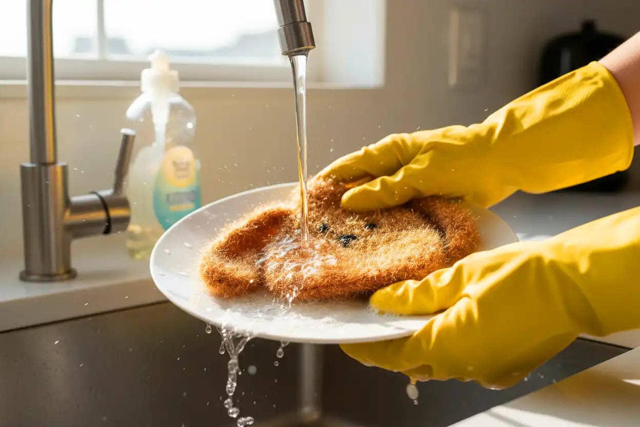 Cute & Durable Dog Dish Scrubber