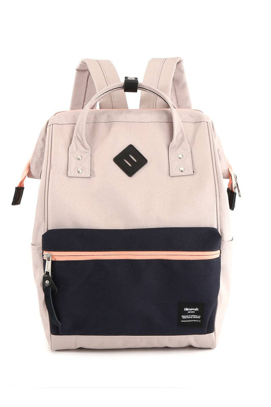 15.6" LAPTOP WATERPROOF BACKPACK 9003 - GREY: PINK
