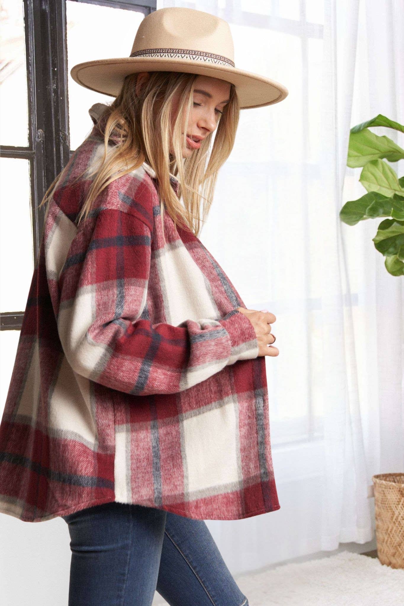 PLAID FLANNEL SHACKET