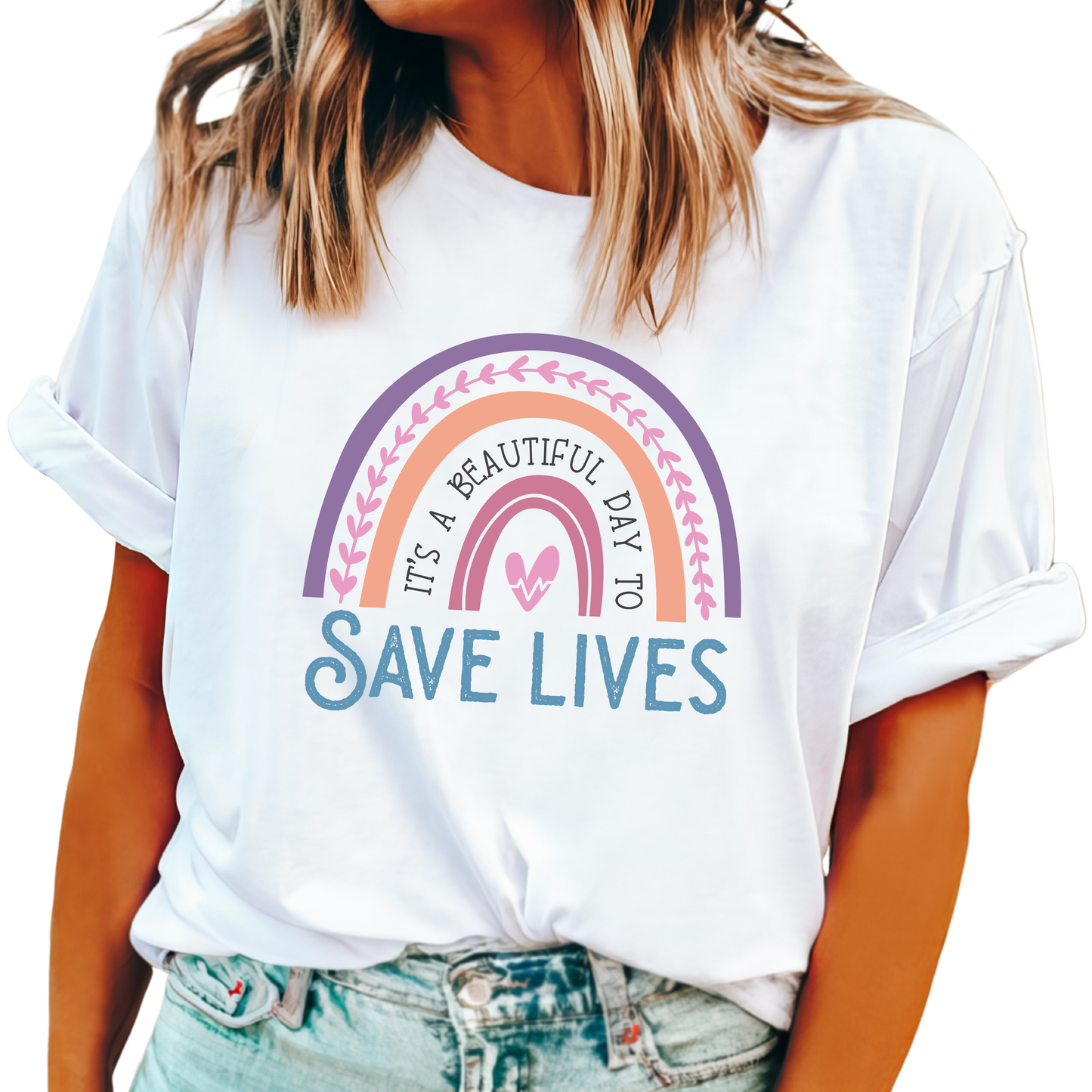 Nurses Save Lives Graphic T-Shirt