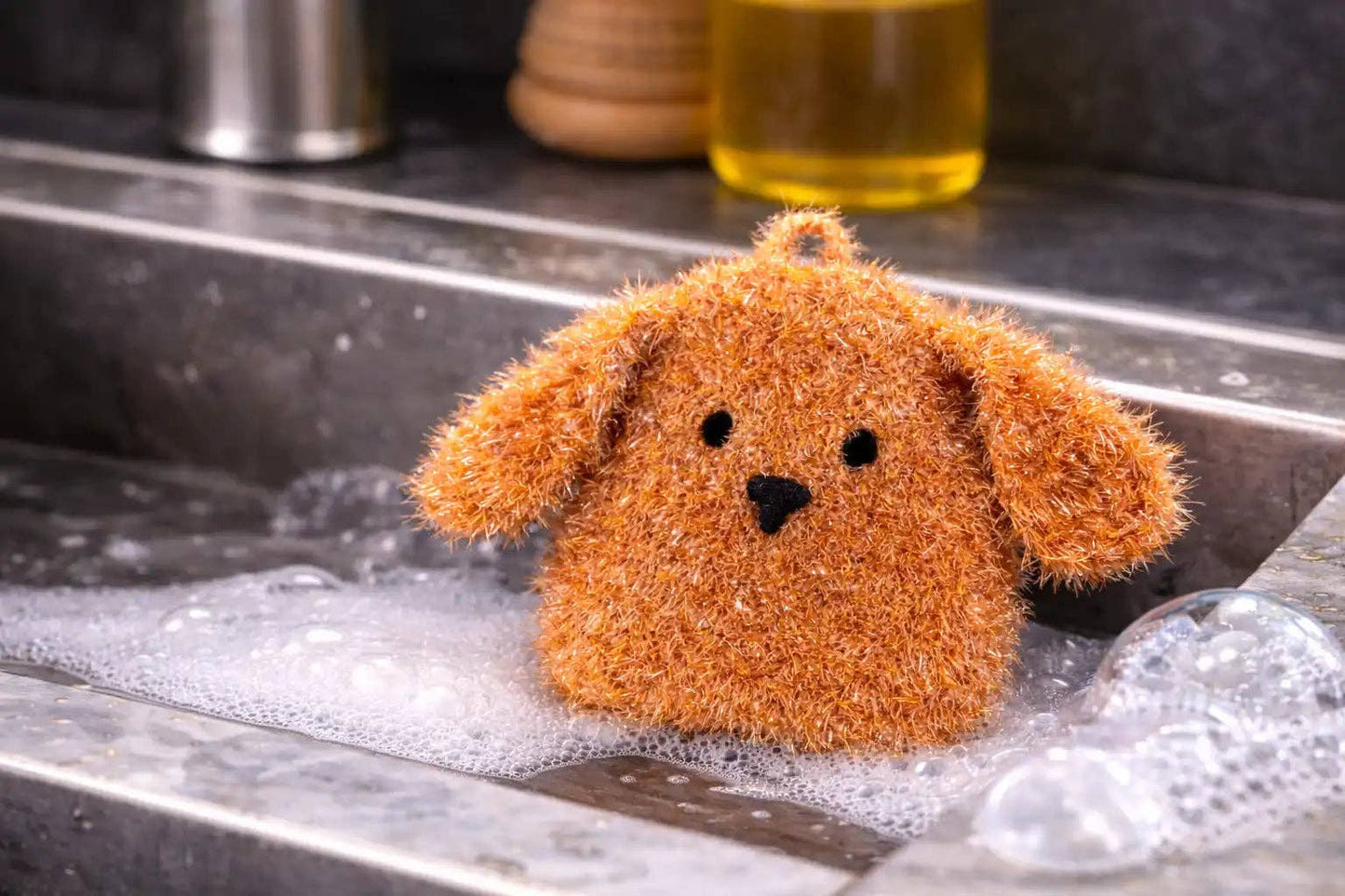Cute & Durable Dog Dish Scrubber