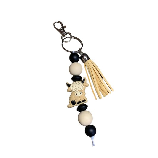 Cow Keychain
