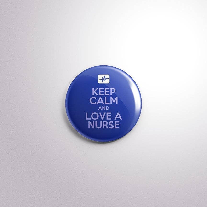 Exchangeable Badge Button Love A Nurse