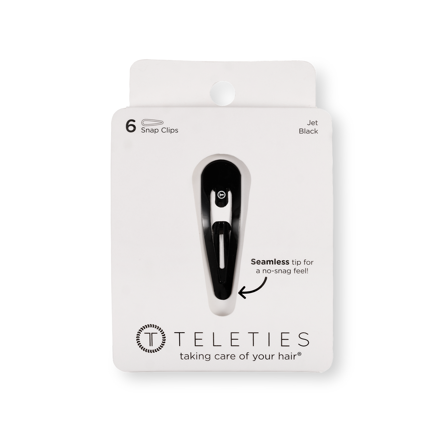 Snap Clip | Jet Black | 6 Count