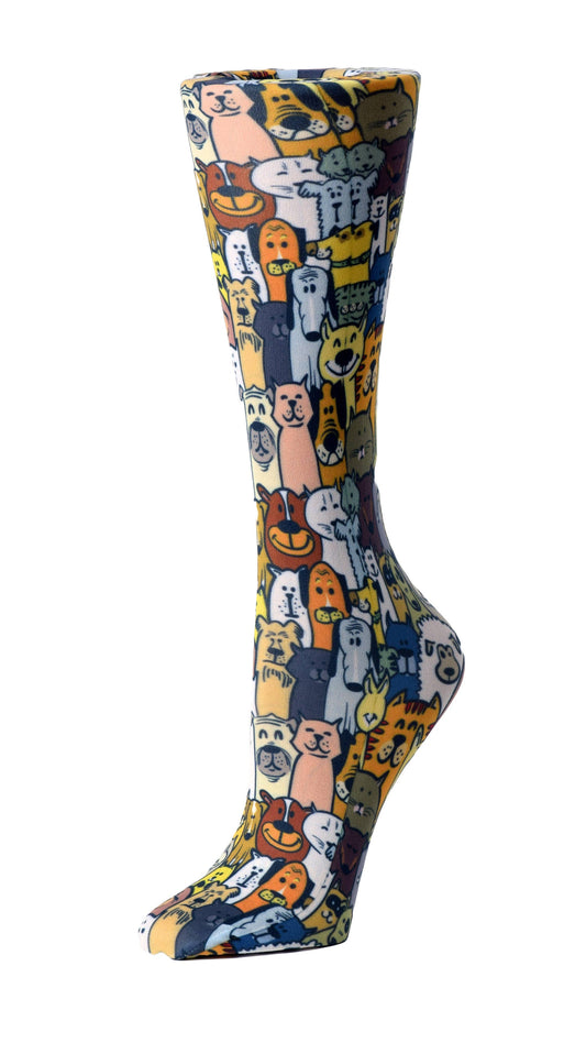 Dapper Dogs - Cutieful Compression Socks: 8-15 mmHg Sheer