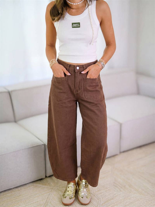 Classic Casual Loose-Fitting Jeans