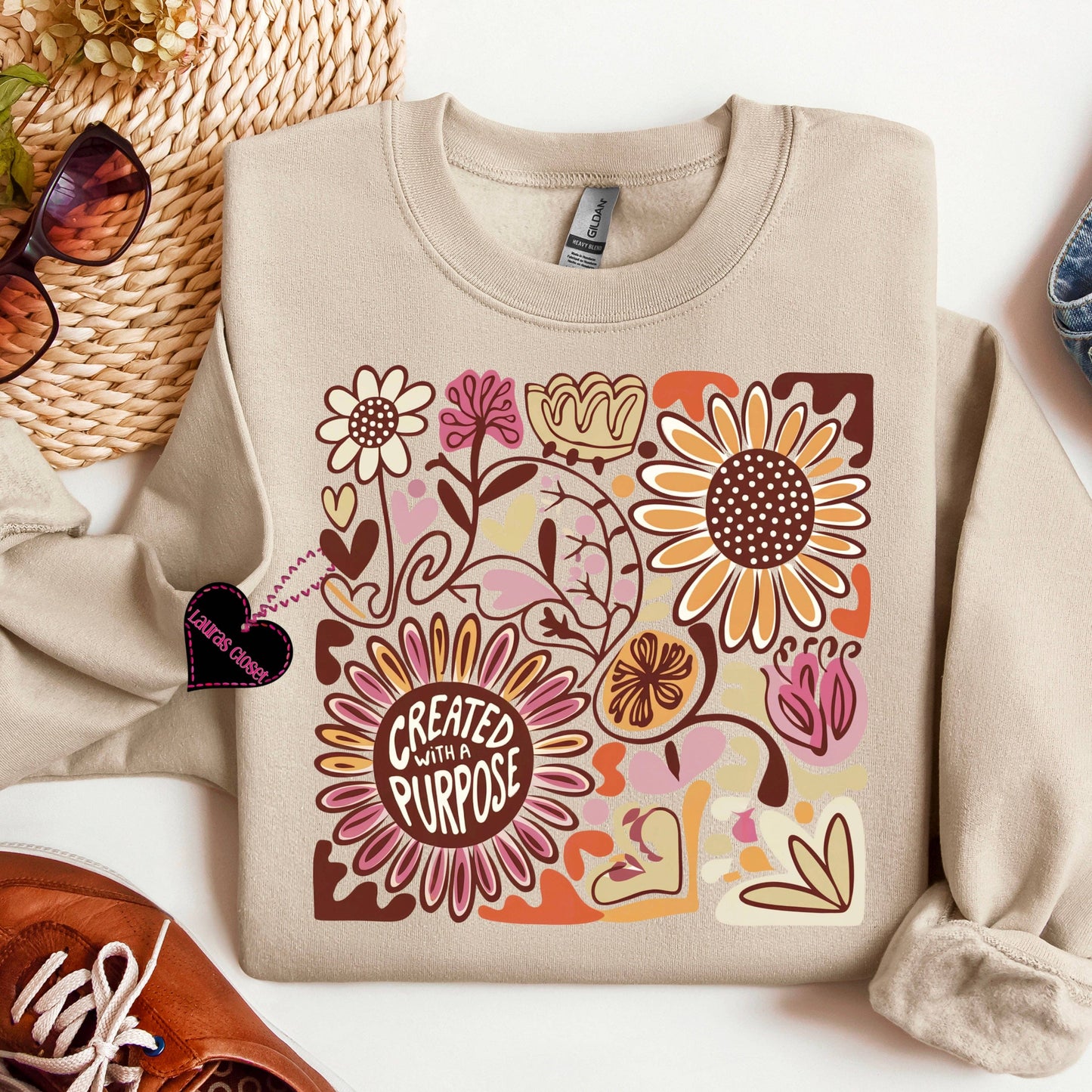 Created with Purpose- Graphic Tee