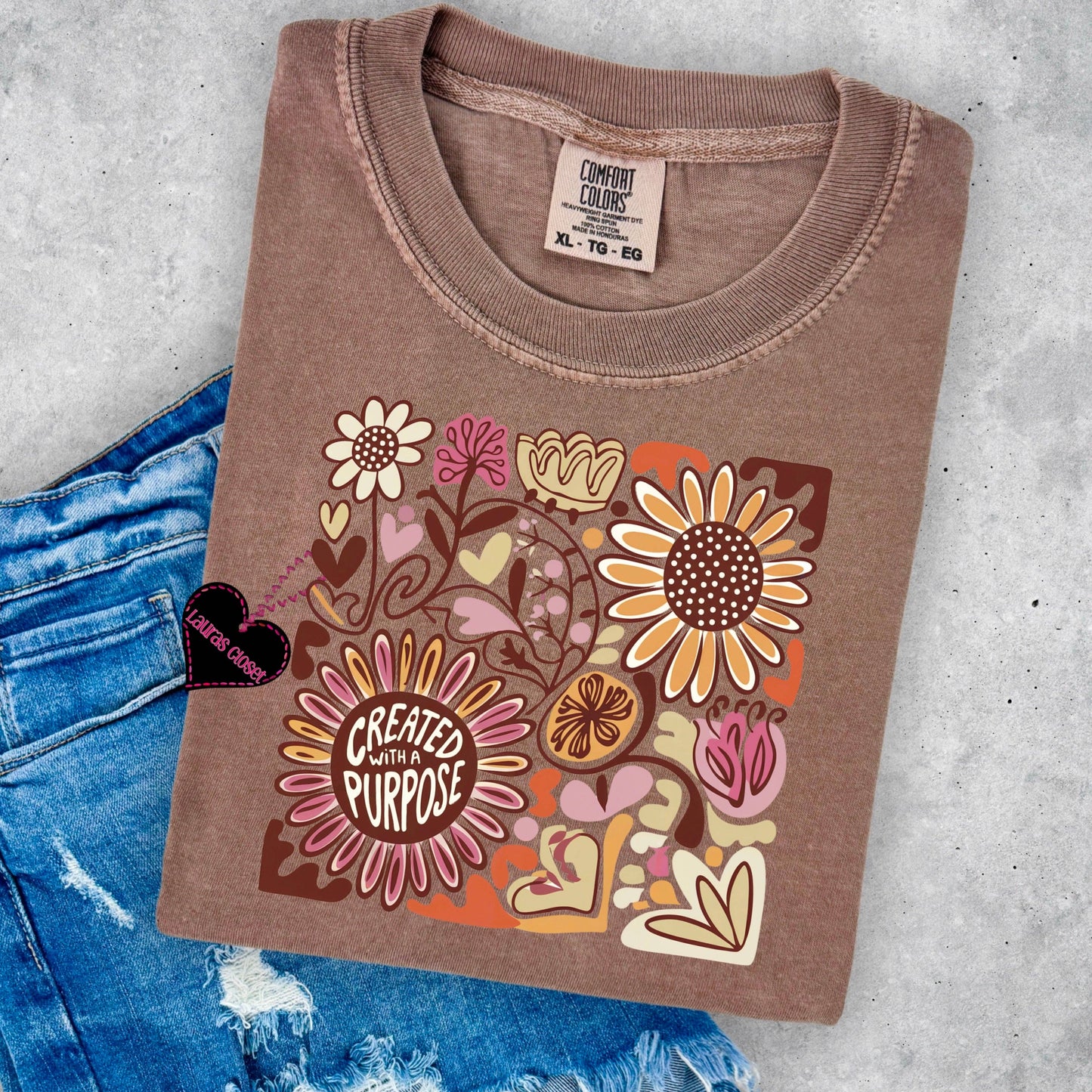 Created with Purpose- Graphic Tee