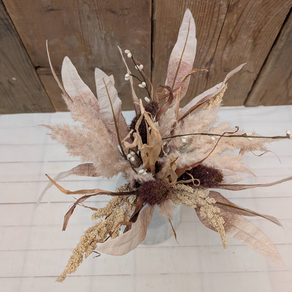Cattail and Pampas Grass Bouquet