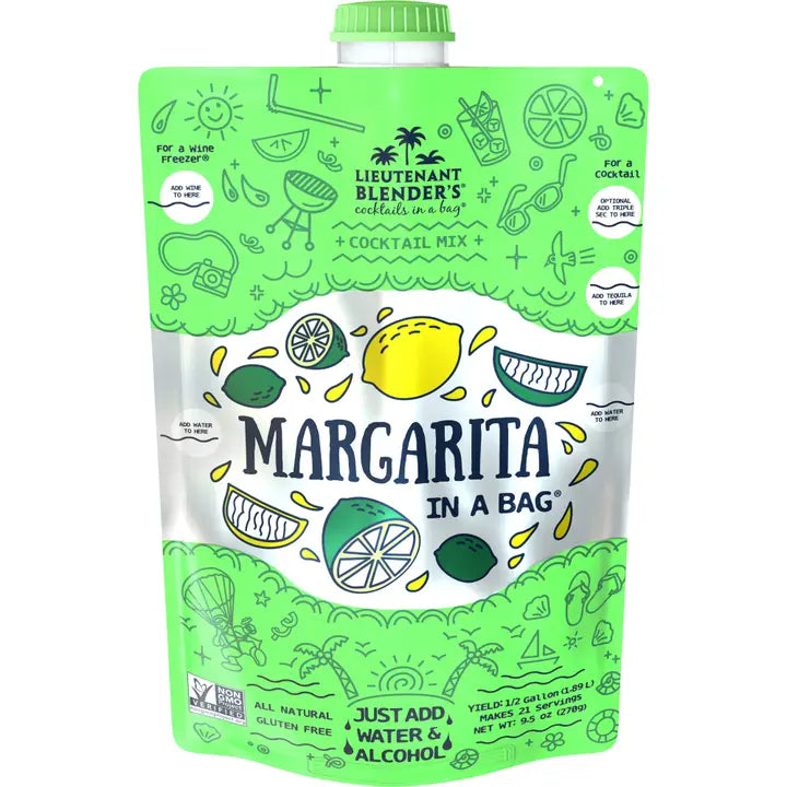 Margarita in A Bag® Cocktail / Mocktail Slushie Mixer